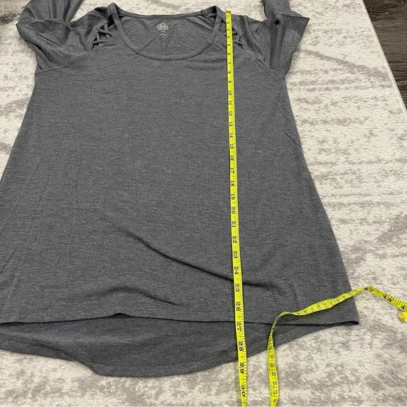 SO Grey 3/4 Long Sleeve Top - Picture 8 of 9